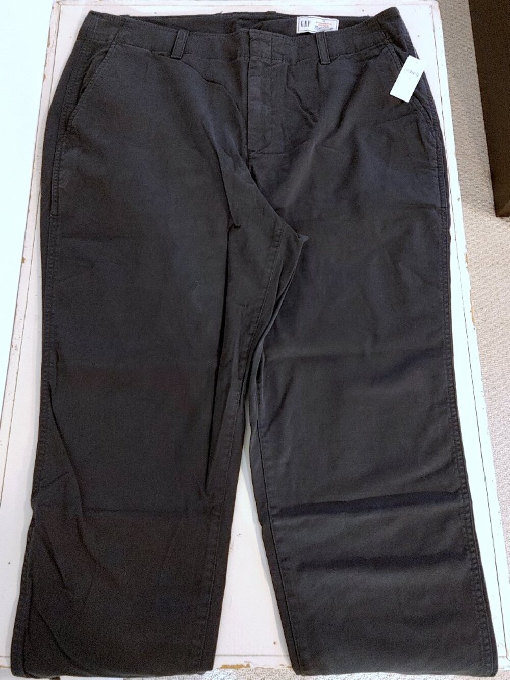 Gap size 18 black downtown khaki pants (new with tags)